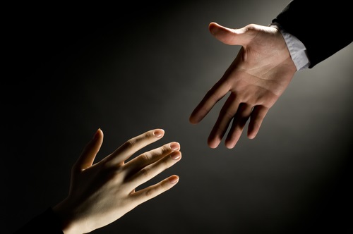 handshake - forgiveness