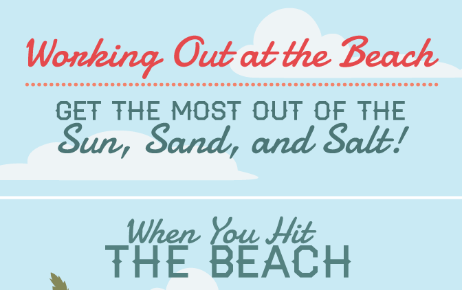 Summertime workouts at the beach