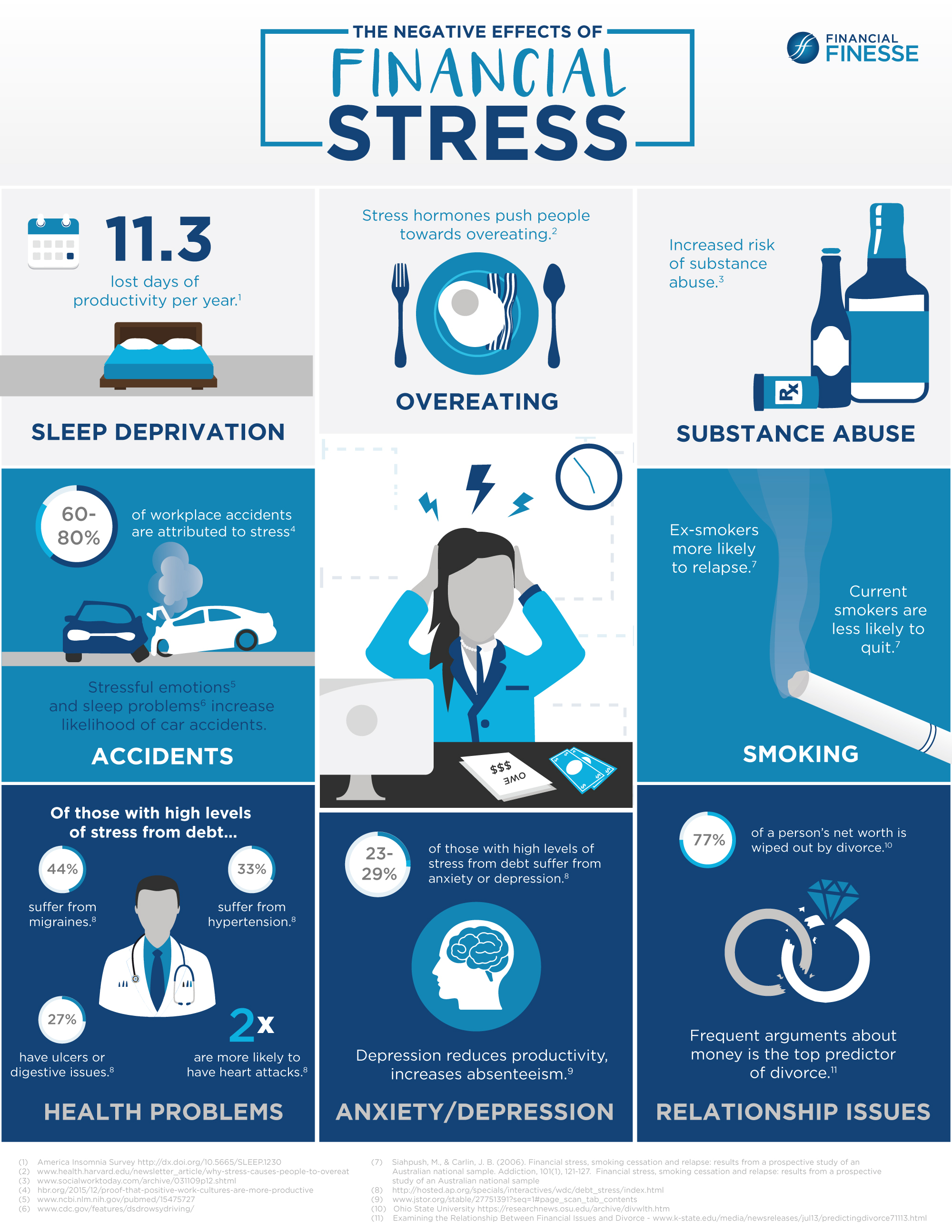Financial Stress Infographic