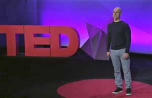Adam Grant talking about Givers or Takers in a TED talk