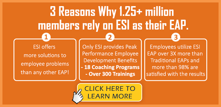 3 reasons why employers choose ESI EAP graphic