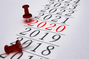 HR trends - calendar transitioning from 2019 to 2020