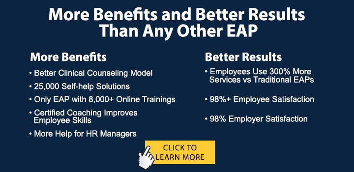 Chart listing ESI EAP benefits and results